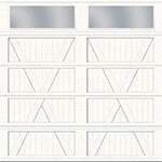 Configuration X, Cœur rainuré - 2 volets