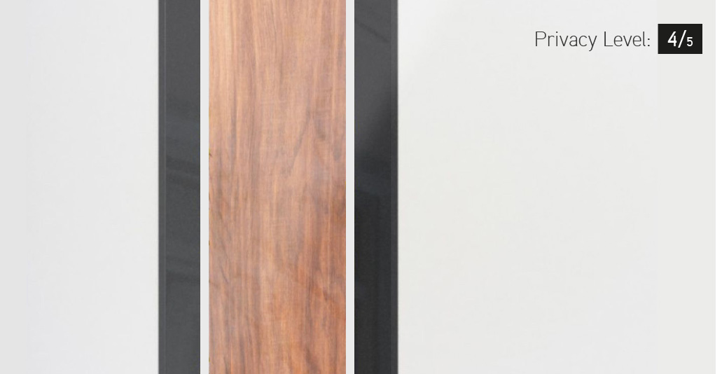 Verre Zen noyer sablé